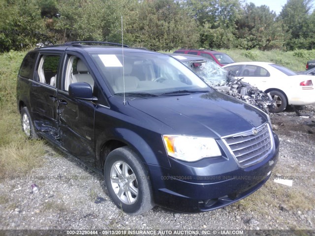 2A8HR54P88R738393 - 2008 CHRYSLER TOWN & COUNTRY TOURING BLUE photo 1