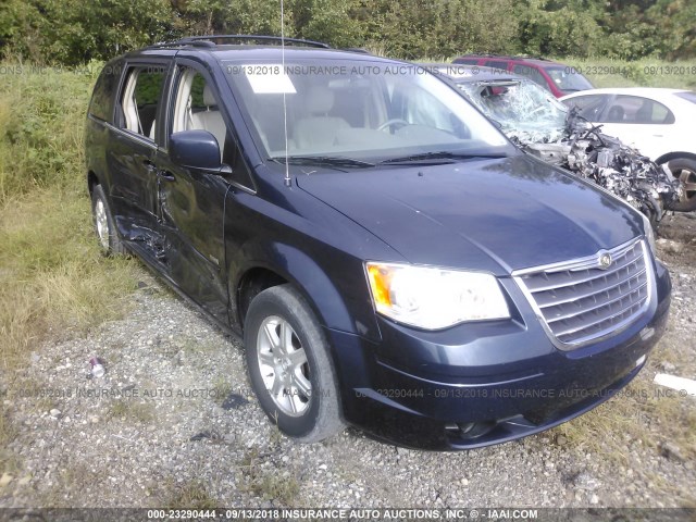 2A8HR54P88R738393 - 2008 CHRYSLER TOWN & COUNTRY TOURING BLUE photo 6