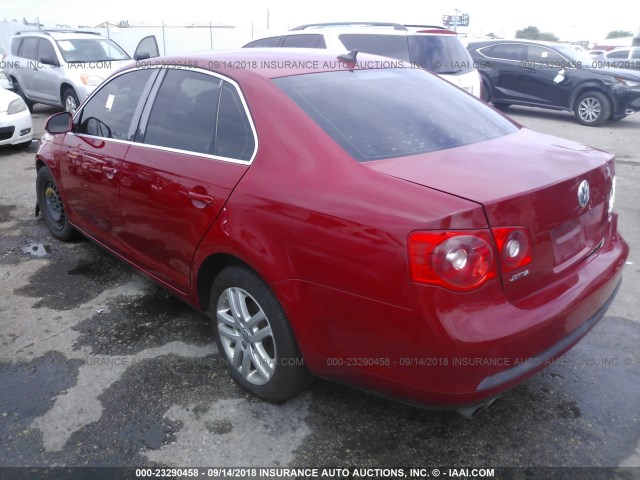 3VWRF71K17M122062 - 2007 VOLKSWAGEN JETTA 2.5 OPTION PACKAGE 1 RED photo 3