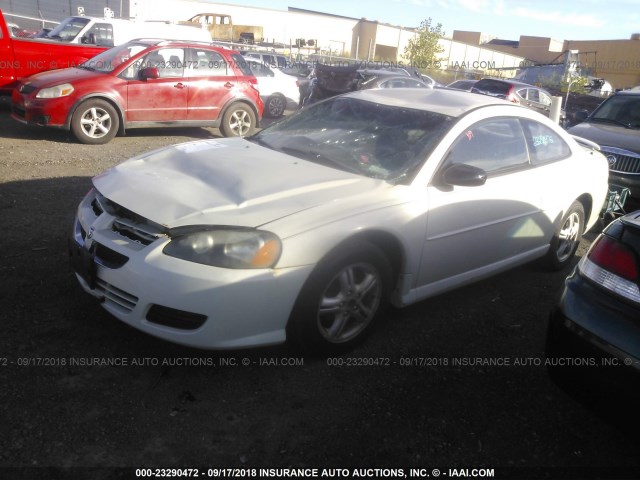 4B3AG42G95E046048 - 2005 DODGE STRATUS SXT WHITE photo 2