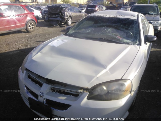 4B3AG42G95E046048 - 2005 DODGE STRATUS SXT WHITE photo 6