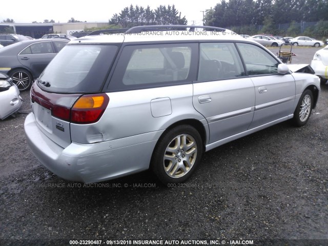 4S3BH635737307883 - 2003 SUBARU LEGACY L/L SPECIAL SILVER photo 4