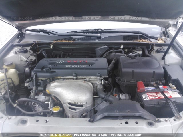 4T1BE30K72U552826 - 2002 TOYOTA CAMRY LE/XLE/SE Сұр фото 10