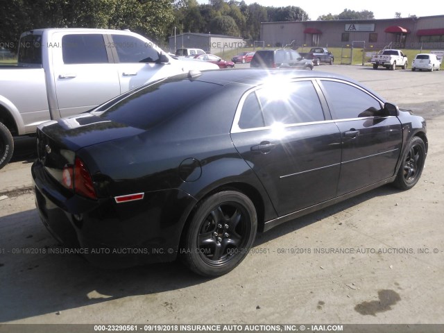 1G1ZB5E05CF166788 - 2012 CHEVROLET MALIBU LS შავი ფოტო 4