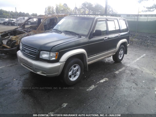 JACDS58X527J12540 - 2002 ISUZU TROOPER S/LS/LIMITED მწვანე ფოტო 2