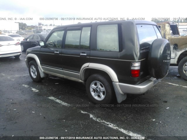 JACDS58X527J12540 - 2002 ISUZU TROOPER S/LS/LIMITED მწვანე ფოტო 3