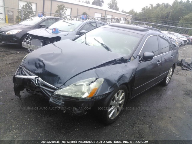 1HGCM66566A022872 - 2006 HONDA ACCORD EX Light Blue photo 2