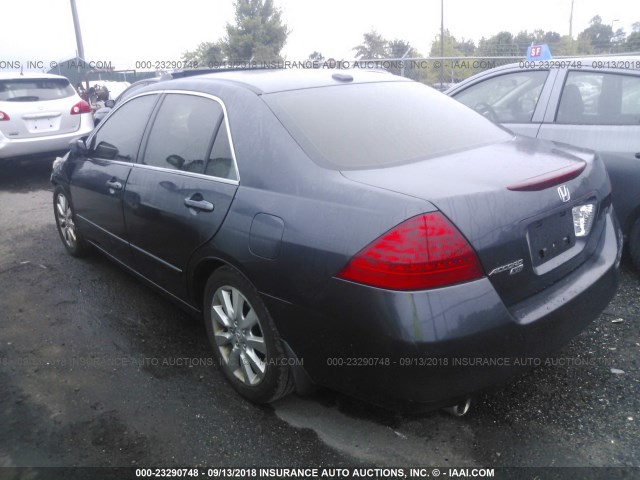 1HGCM66566A022872 - 2006 HONDA ACCORD EX Light Blue photo 3