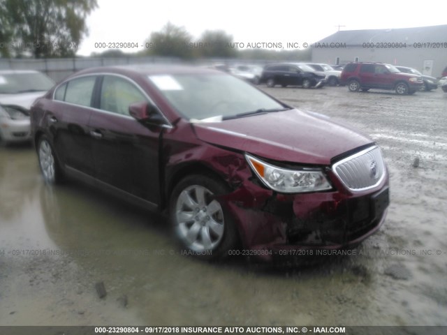 1G4GE5ED4BF219449 - 2011 BUICK LACROSSE CXS RED photo 1