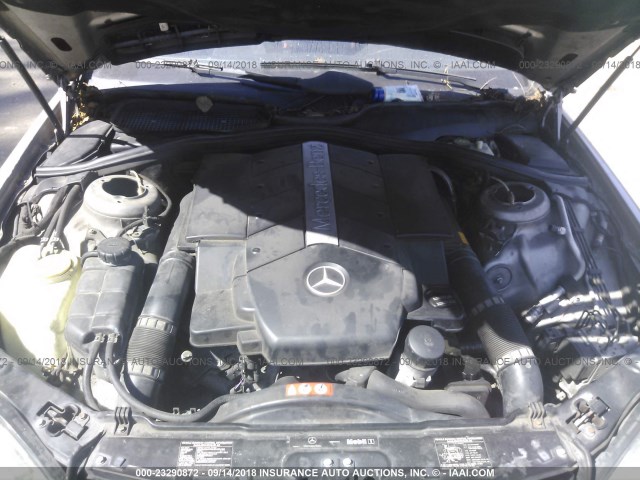 WDBNG70J34A424645 - 2004 MERCEDES-BENZ S 430 SILVER photo 10