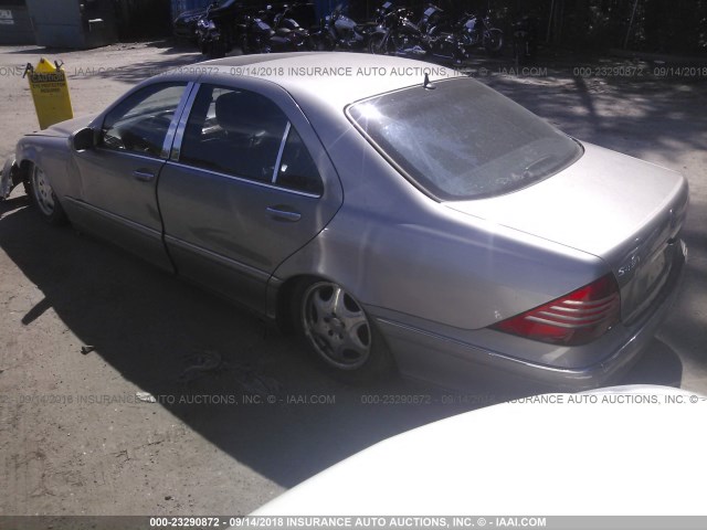 WDBNG70J34A424645 - 2004 MERCEDES-BENZ S 430 SILVER photo 3