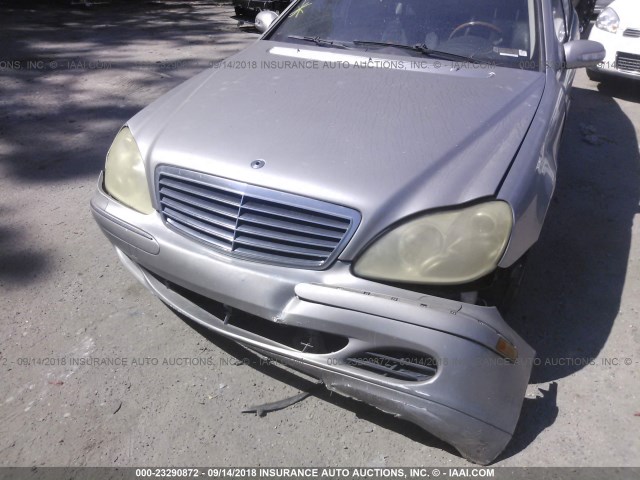 WDBNG70J34A424645 - 2004 MERCEDES-BENZ S 430 SILVER photo 6