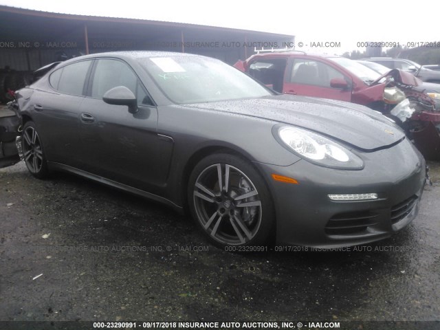 WP0AA2A77EL006750 - 2014 PORSCHE PANAMERA 2/4 GRAY photo 1