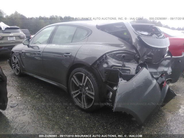 WP0AA2A77EL006750 - 2014 PORSCHE PANAMERA 2/4 GRAY photo 3