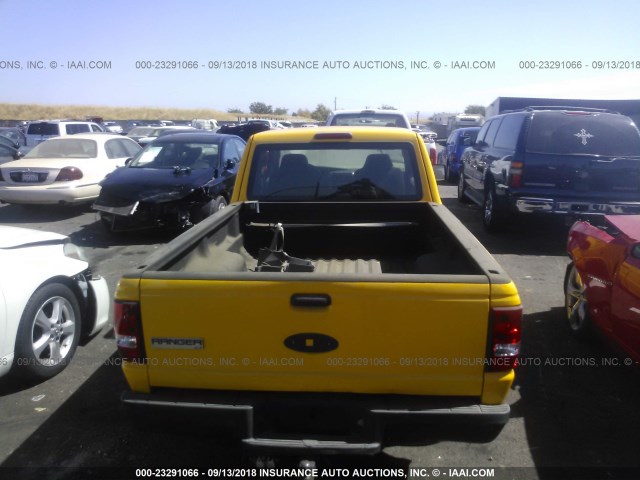 1FTYR44U16PA29598 - 2006 FORD RANGER SUPER CAB YELLOW photo 8