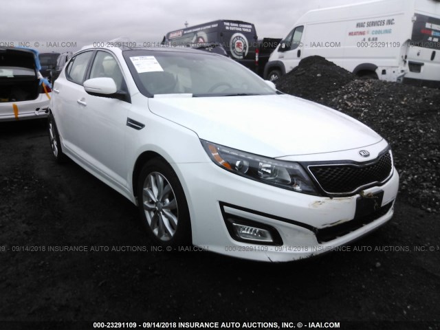 5XXGN4A7XFG497892 - 2015 KIA OPTIMA EX WHITE photo 1