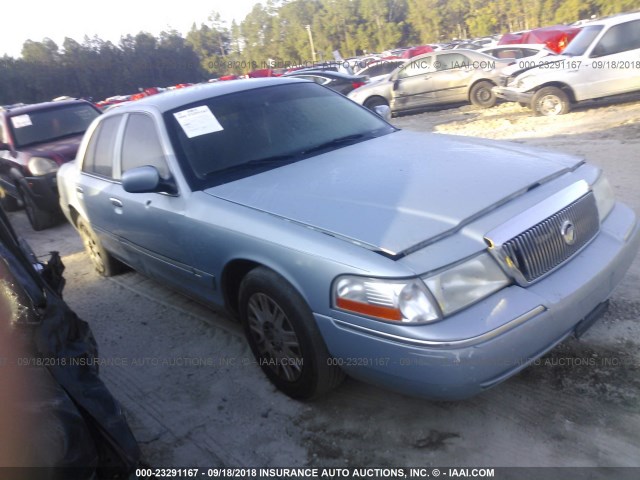 2MEFM74W34X663722 - 2004 MERCURY GRAND MARQUIS GS BLUE photo 1