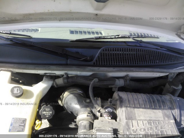 1GAZGZFG2F1156323 - 2015 CHEVROLET EXPRESS G3500 LS WHITE photo 10