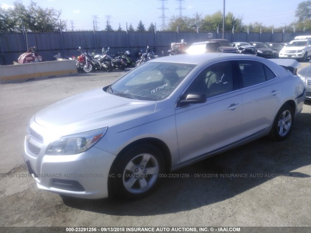 1G11B5SAXDF181704 - 2013 CHEVROLET MALIBU LS 银色 照片 2