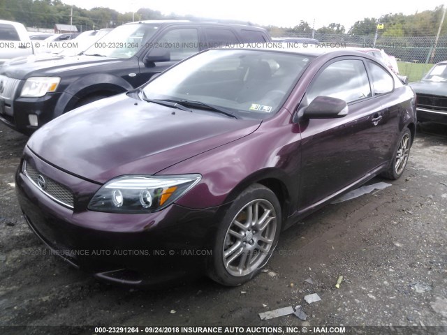 JTKDE167670172310 - 2007 TOYOTA SCION TC 紫色 照片 2