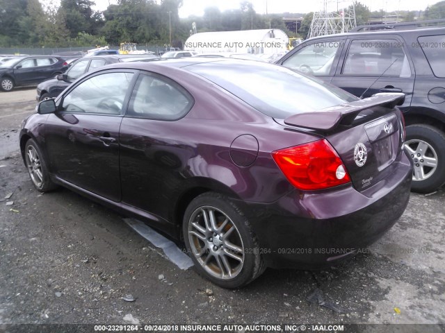 JTKDE167670172310 - 2007 TOYOTA SCION TC 紫色 照片 3