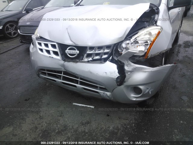 JN8AS5MV9BW661614 - 2011 NISSAN ROGUE S/SV/KROM SILVER photo 6