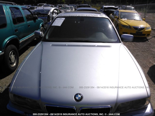 WBAGH83431DP23210 - 2001 BMW 740 IL SILVER photo 6