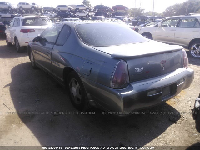 2G1WX12K249447069 - 2004 CHEVROLET MONTE CARLO SS ნაცრისფერი ფოტო 3