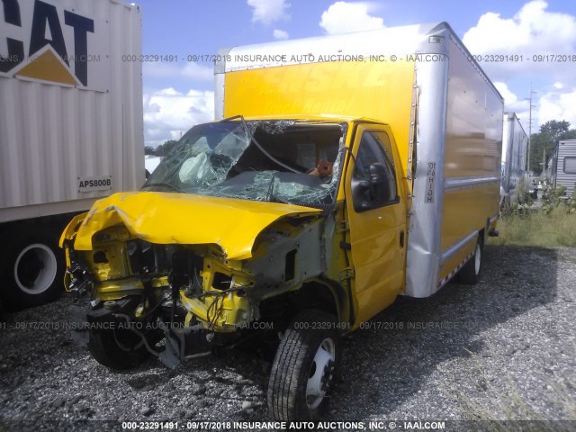 1FDWE3FSXGDC37390 - 2016 FORD ECONOLINE E350 SUPER DUTY CTWAY VAN YELLOW photo 1