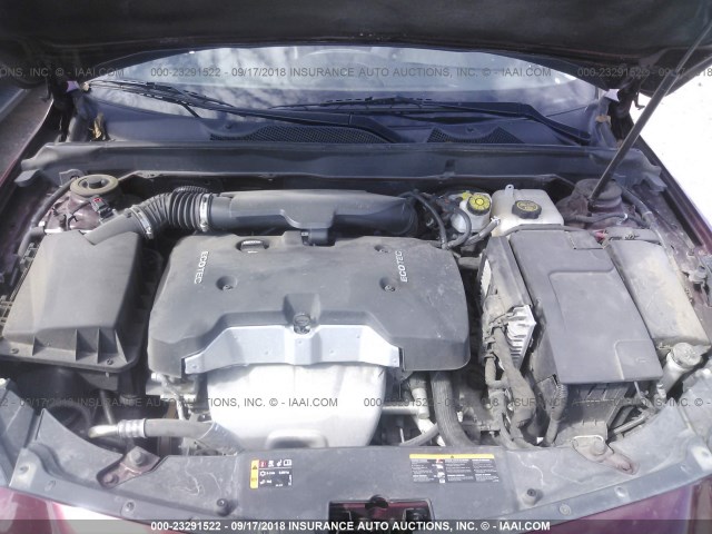 1G11C5SLXFF220633 - 2015 CHEVROLET MALIBU 1LT BURGUNDY photo 10