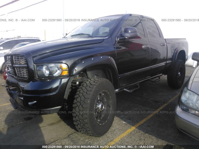 3D3KU28C44G214201 - 2004 DODGE RAM 2500 ST/SLT 黑色 照片 2
