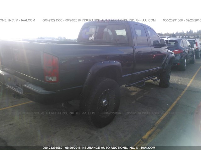 3D3KU28C44G214201 - 2004 DODGE RAM 2500 ST/SLT 黑色 照片 4