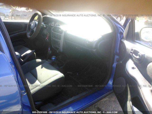 1B3ES56C05D154711 - 2005 DODGE NEON SXT BLUE photo 5