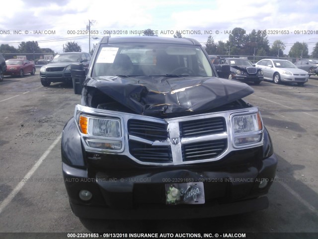 1D8GU28K49W549796 - 2009 DODGE NITRO SE BLACK photo 6