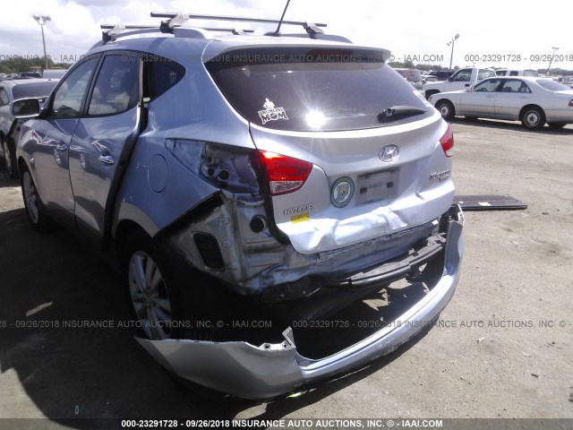 KM8JU3AC7BU135437 - 2011 HYUNDAI TUCSON GLS/LIMITED Light Blue photo 3