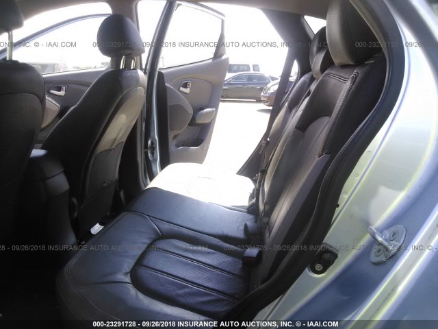 KM8JU3AC7BU135437 - 2011 HYUNDAI TUCSON GLS/LIMITED 浅蓝色 照片 8