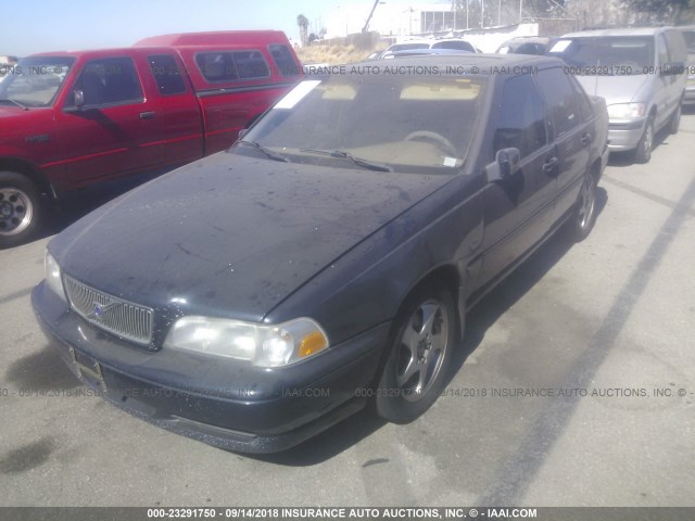 YV1LS5348W1411257 - 1998 VOLVO S70 T5 TURBO BLUE photo 2