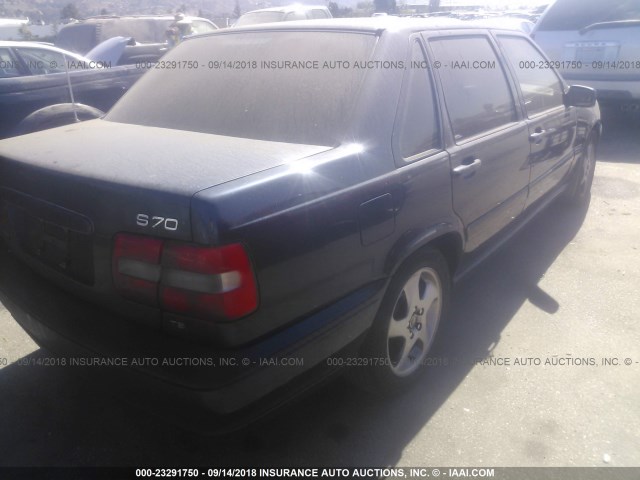 YV1LS5348W1411257 - 1998 VOLVO S70 T5 TURBO BLUE photo 4