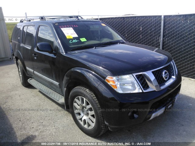 5N1AR1NN2AC604293 - 2010 NISSAN PATHFINDER S/LE/SE BLACK photo 1