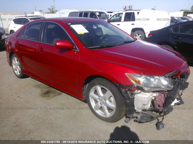 4T1BE46K39U332493 - 2009 TOYOTA CAMRY SE/LE/XLE 红色 照片 1