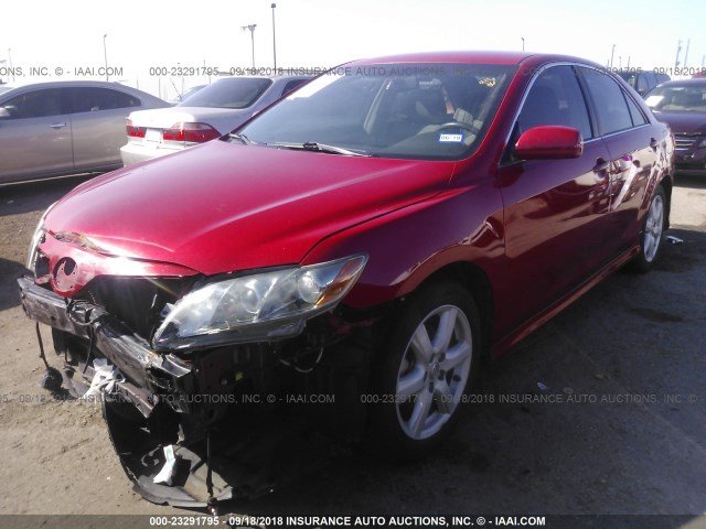 4T1BE46K39U332493 - 2009 TOYOTA CAMRY SE/LE/XLE 红色 照片 2