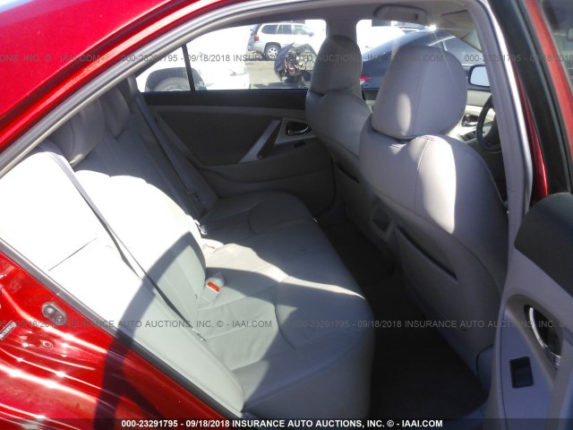 4T1BE46K39U332493 - 2009 TOYOTA CAMRY SE/LE/XLE 红色 照片 8