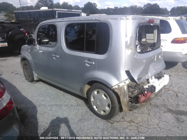 JN8AZ28R99T115446 - 2009 NISSAN CUBE S/SL SILVER photo 3