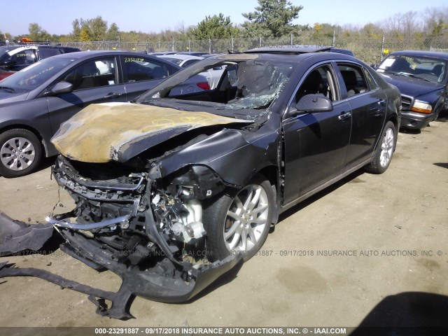 1G1ZE5E77BF248993 - 2011 CHEVROLET MALIBU LTZ 灰色 照片 2