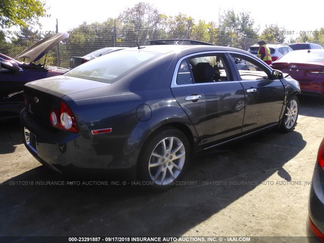 1G1ZE5E77BF248993 - 2011 CHEVROLET MALIBU LTZ 灰色 照片 4
