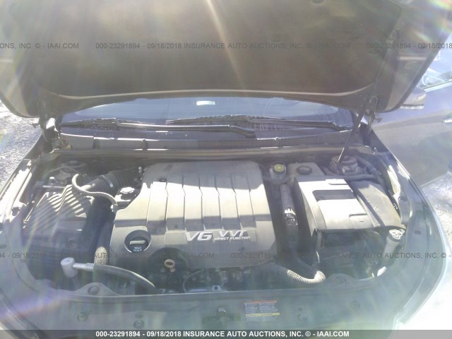 1G4GE5GV8AF200858 - 2010 BUICK LACROSSE CXS BROWN photo 10