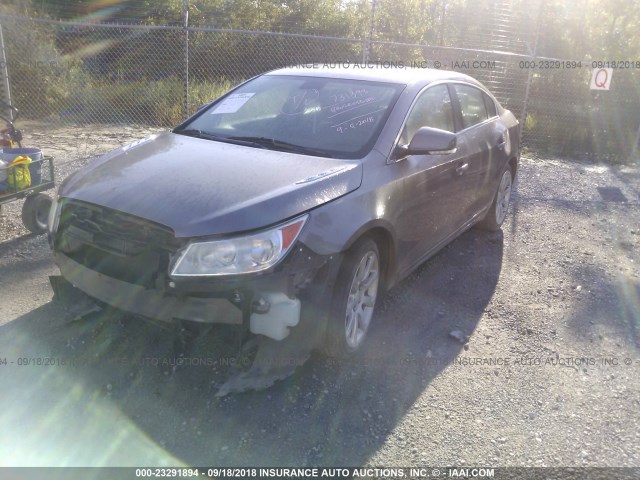 1G4GE5GV8AF200858 - 2010 BUICK LACROSSE CXS BROWN photo 2