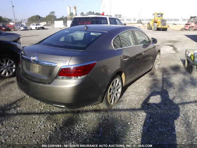 1G4GE5GV8AF200858 - 2010 BUICK LACROSSE CXS BROWN photo 4