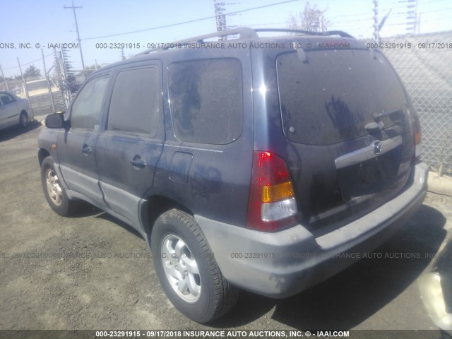 4F2YZ02B84KM23958 - 2004 MAZDA TRIBUTE DX 蓝色 照片 3