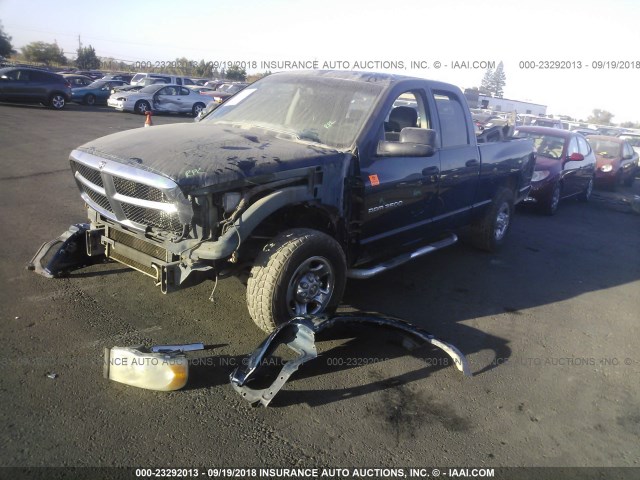 3D7KA28C64G189079 - 2004 DODGE RAM 2500 ST/SLT 深蓝色 照片 2